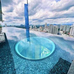 1+ 1 Bedroom 4-5pax/klcc/ Bukit Bintang/city View/mrt Apartment